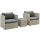 Modway Repose 3 Piece Outdoor Patio Sectional Set, EEI-3006 FredCo
