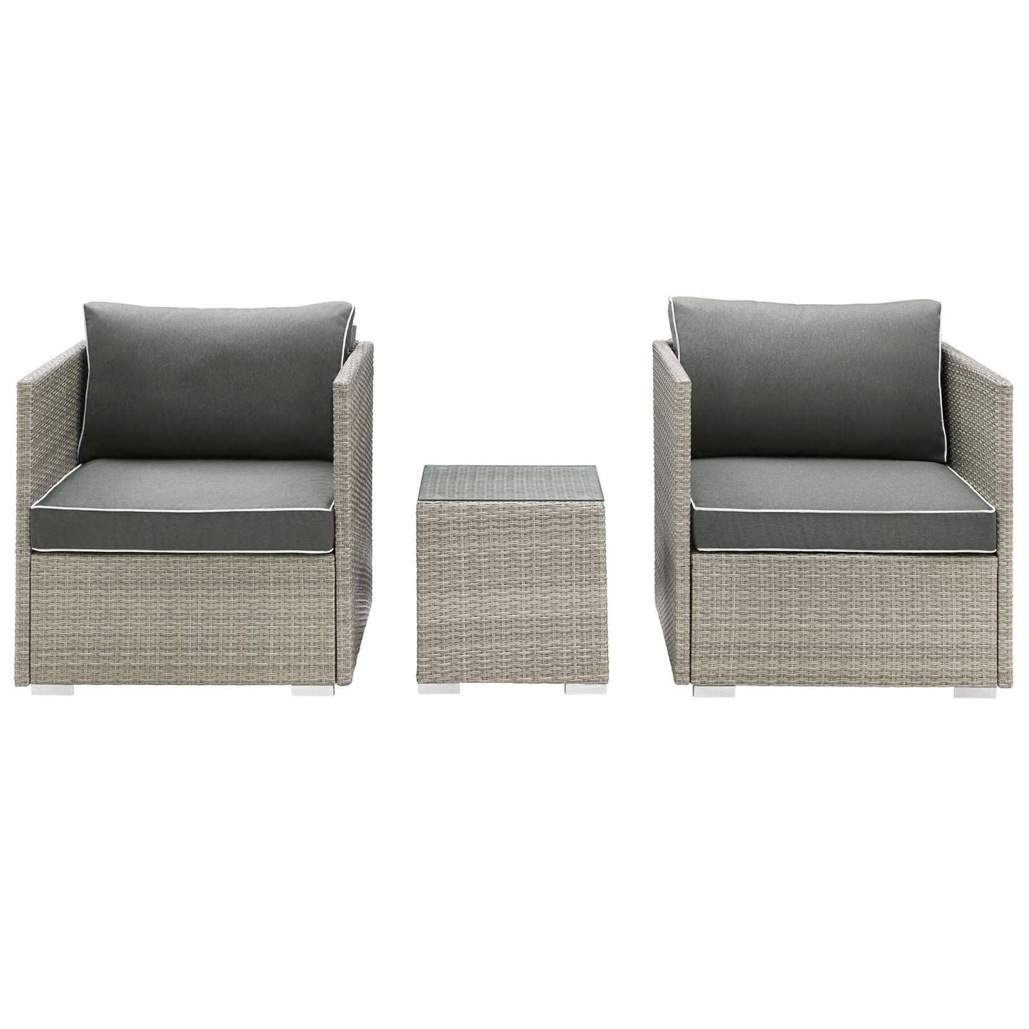 Modway Repose 3 Piece Outdoor Patio Sectional Set, EEI-3006 FredCo