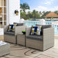 Modway Repose 3 Piece Outdoor Patio Sectional Set, EEI-3006 FredCo