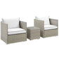Modway Repose 3 Piece Outdoor Patio Sectional Set, EEI-3006 FredCo