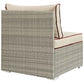 Modway Repose Outdoor Patio Armless Chair FredCo