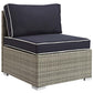 Modway Repose Outdoor Patio Armless Chair FredCo