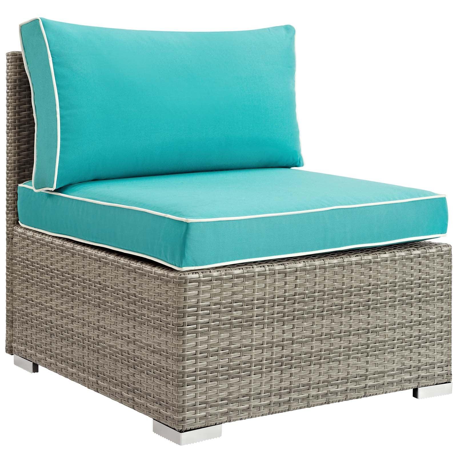 Modway Repose Outdoor Patio Armless Chair FredCo