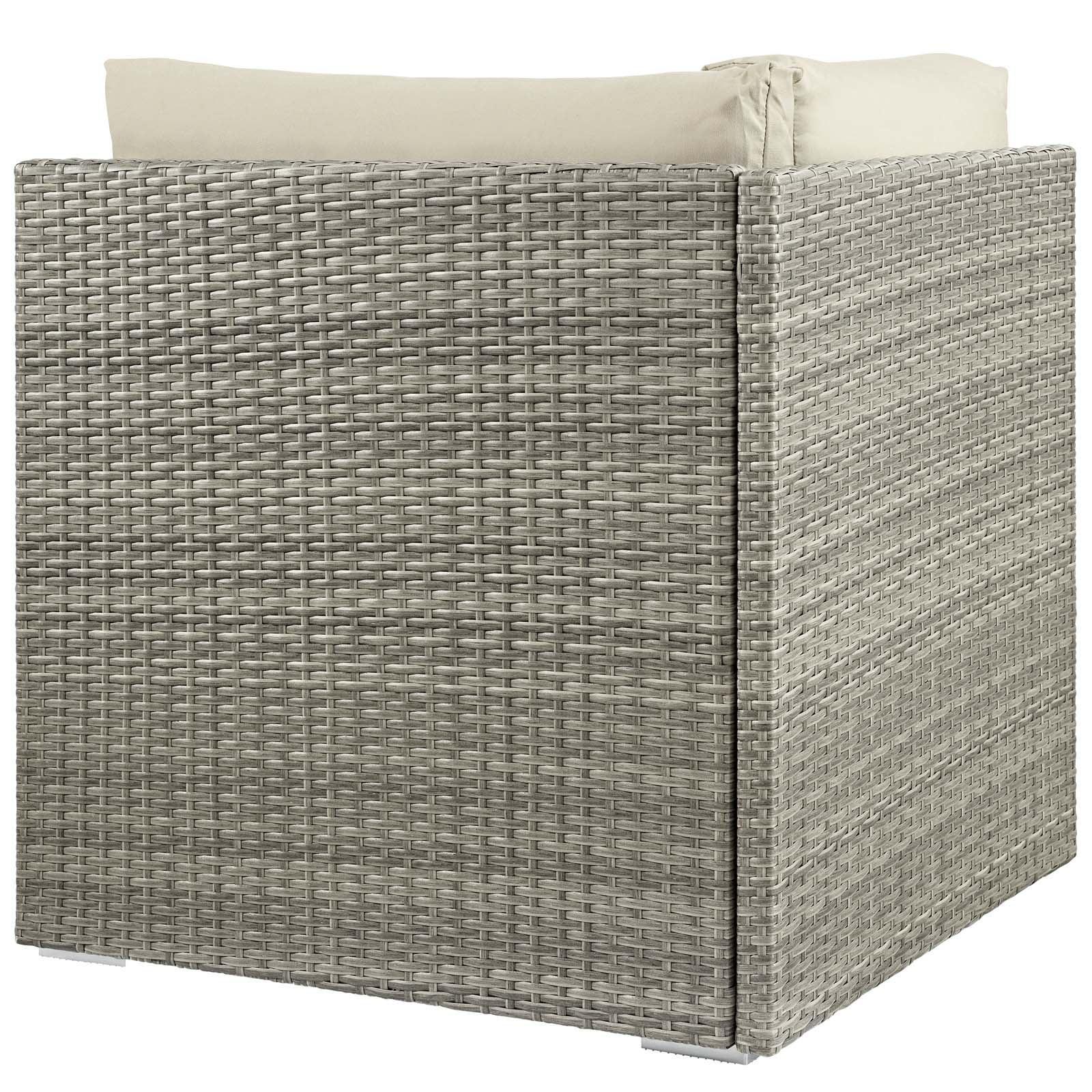 Modway Repose Sunbrella® Fabric Outdoor Patio Corner FredCo