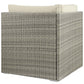 Modway Repose Sunbrella® Fabric Outdoor Patio Corner FredCo