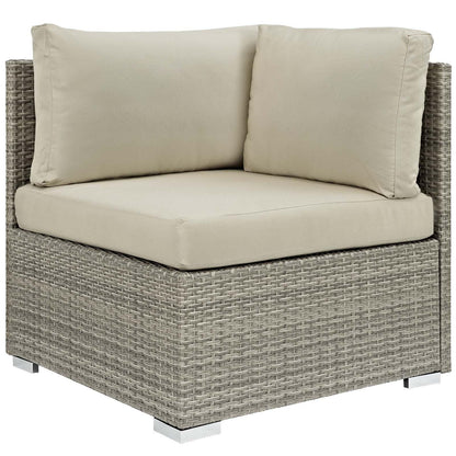 Modway Repose Sunbrella® Fabric Outdoor Patio Corner FredCo