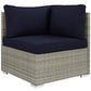 Modway Repose Sunbrella® Fabric Outdoor Patio Corner FredCo