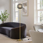 Modway Reprise Glass Sphere Glass and Metal Floor Lamp FredCo