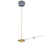 Modway Reprise Glass Sphere Glass and Metal Floor Lamp FredCo