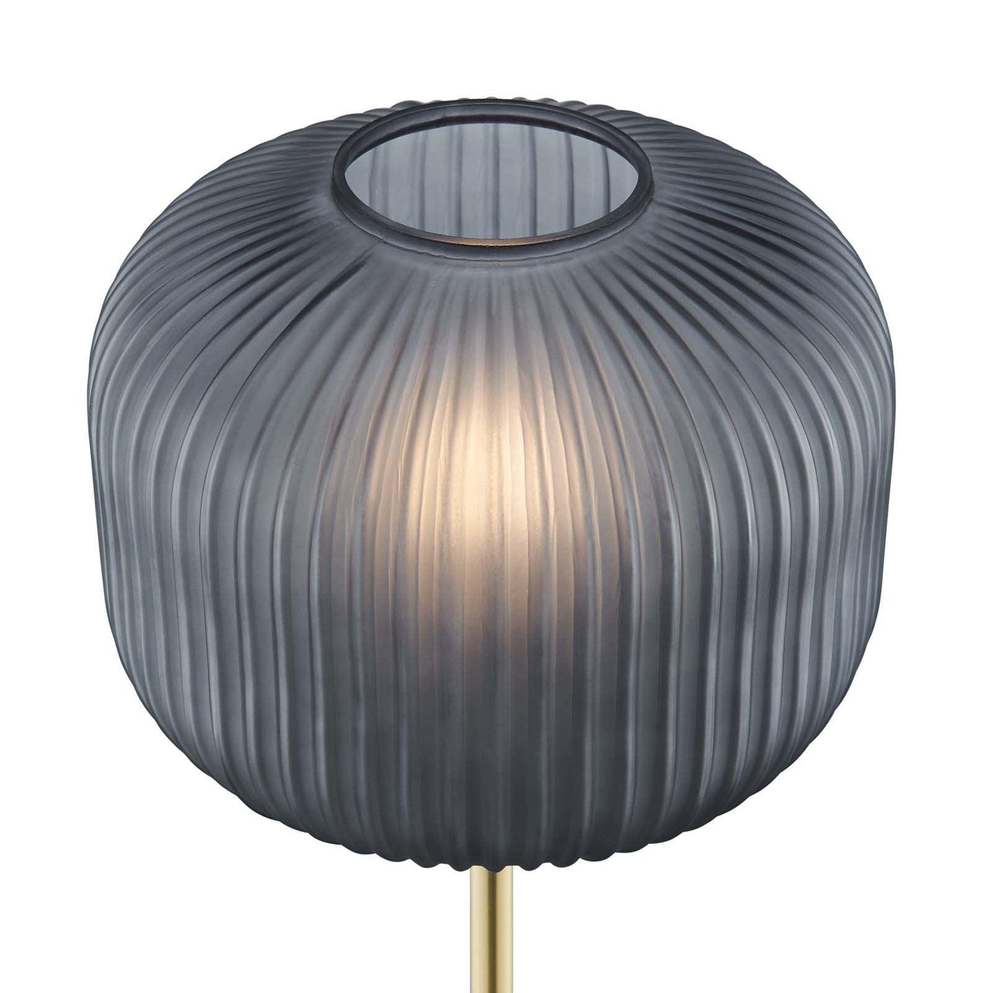 Modway Reprise Glass Sphere Glass and Metal Floor Lamp FredCo