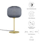 Modway Reprise Glass Sphere Glass and Metal Table Lamp FredCo