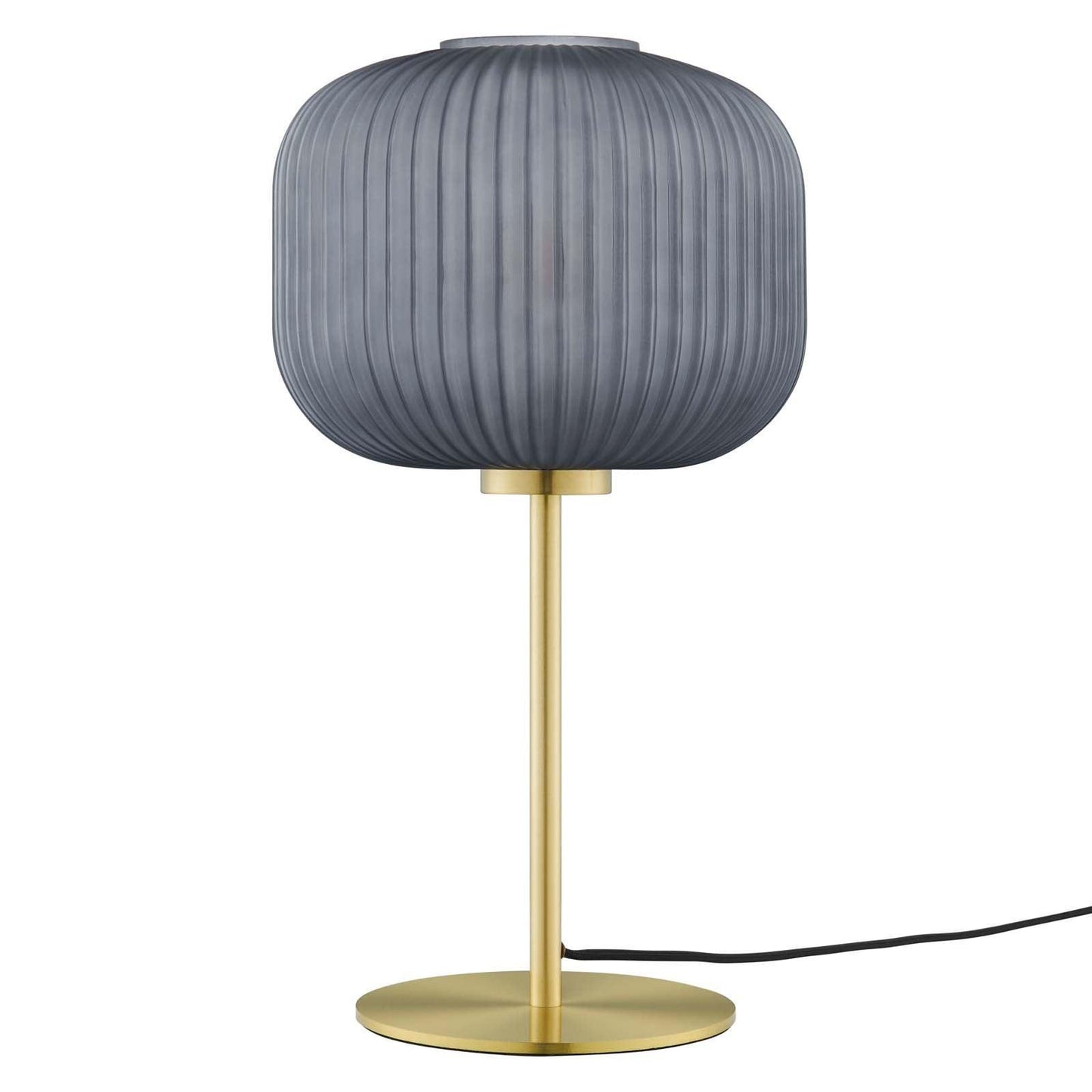 Modway Reprise Glass Sphere Glass and Metal Table Lamp FredCo