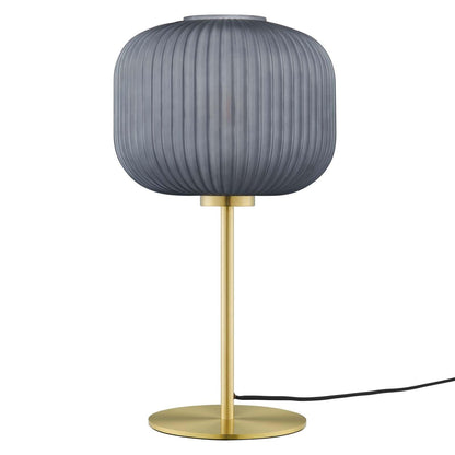 Modway Reprise Glass Sphere Glass and Metal Table Lamp FredCo