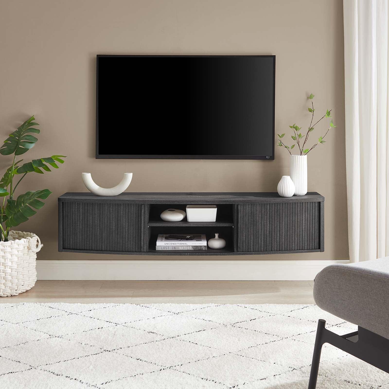 Modway Resonance 60" Wall-Mount TV Stand FredCo