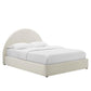 Modway Resort Performance Velvet Arched Round Platform Bed FredCo