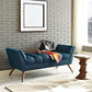 Modway Response Medium Upholstered Fabric Bench FredCo
