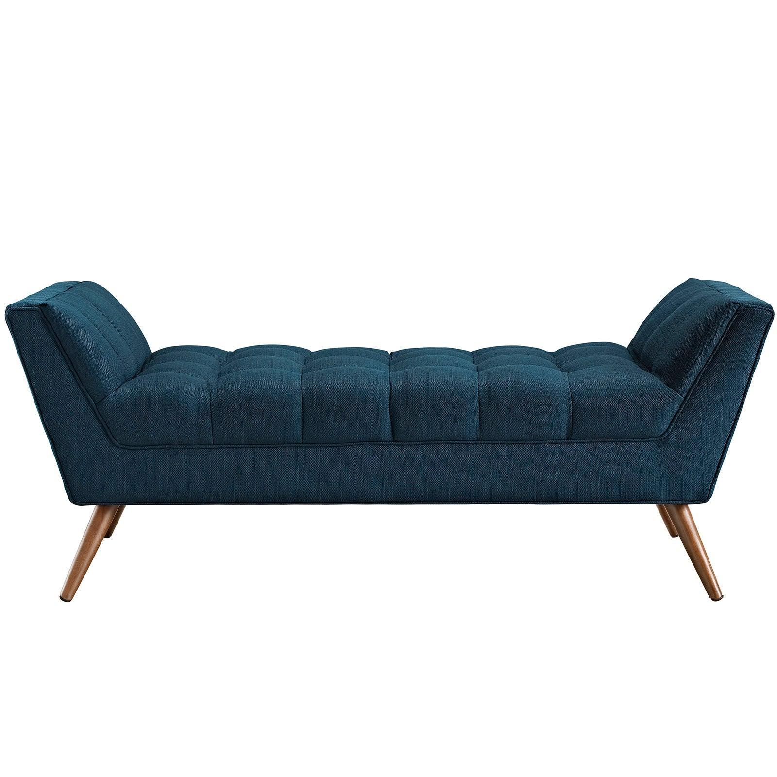 Modway Response Medium Upholstered Fabric Bench FredCo