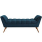 Modway Response Medium Upholstered Fabric Bench FredCo