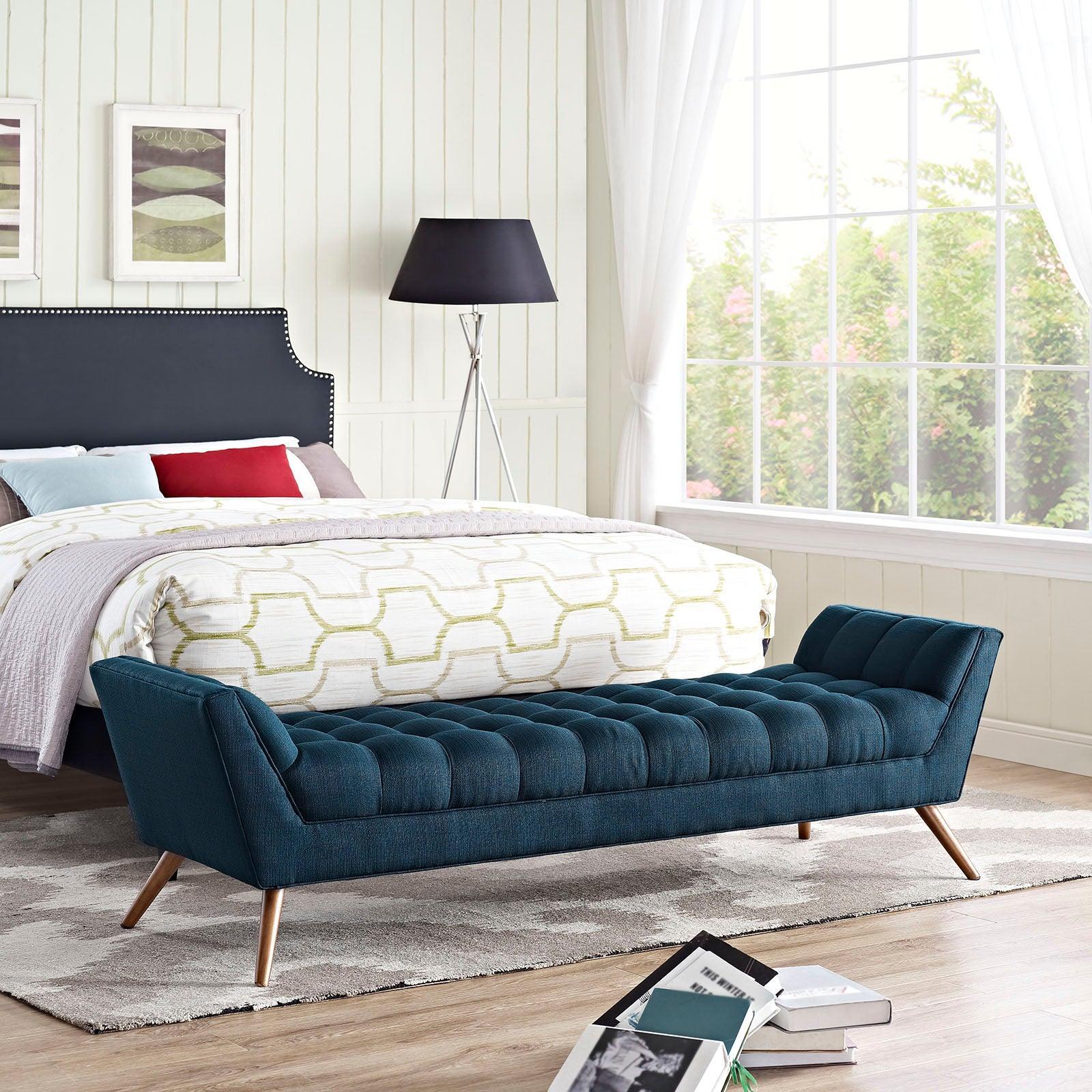 Modway Response Upholstered Fabric Bench FredCo