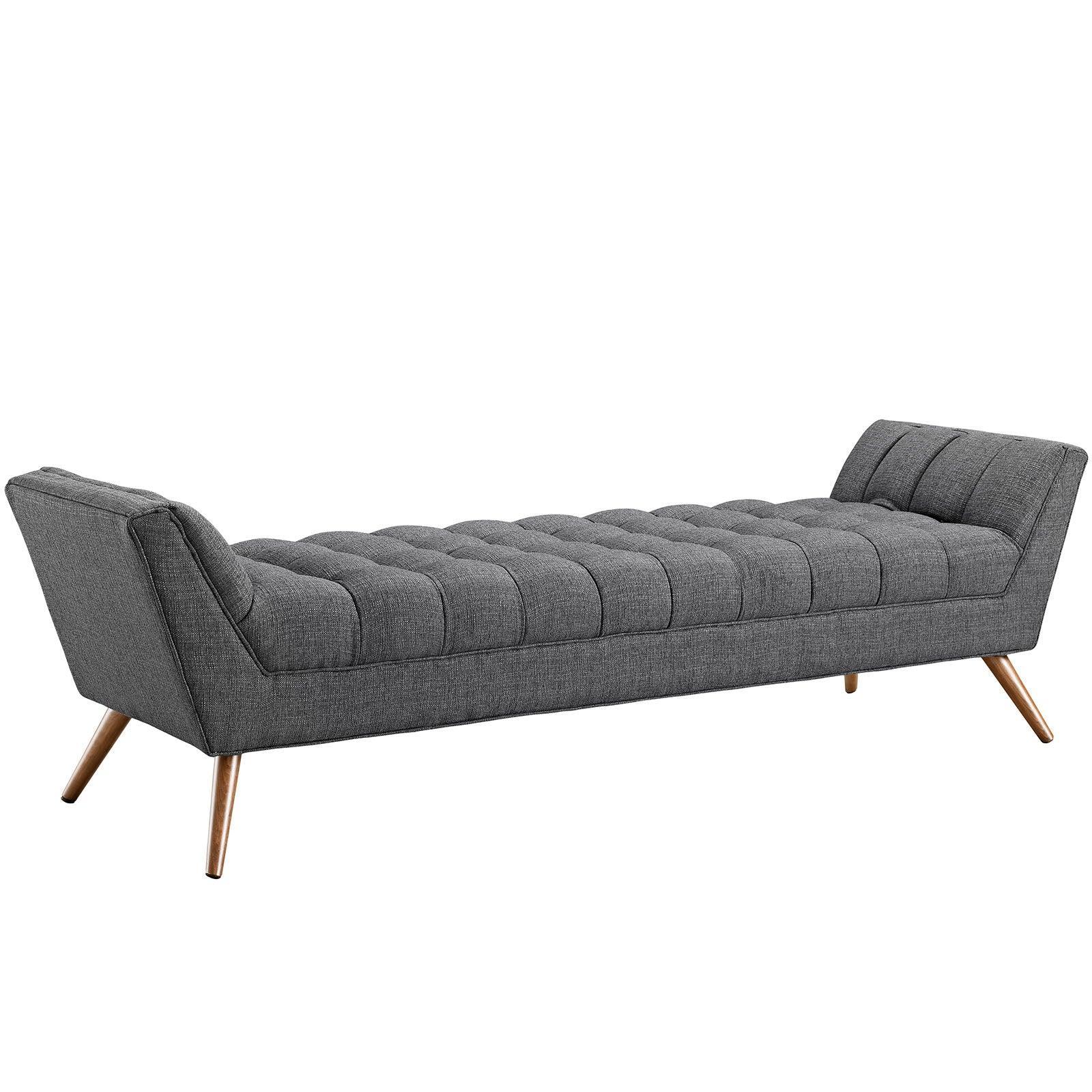 Modway Response Upholstered Fabric Bench FredCo