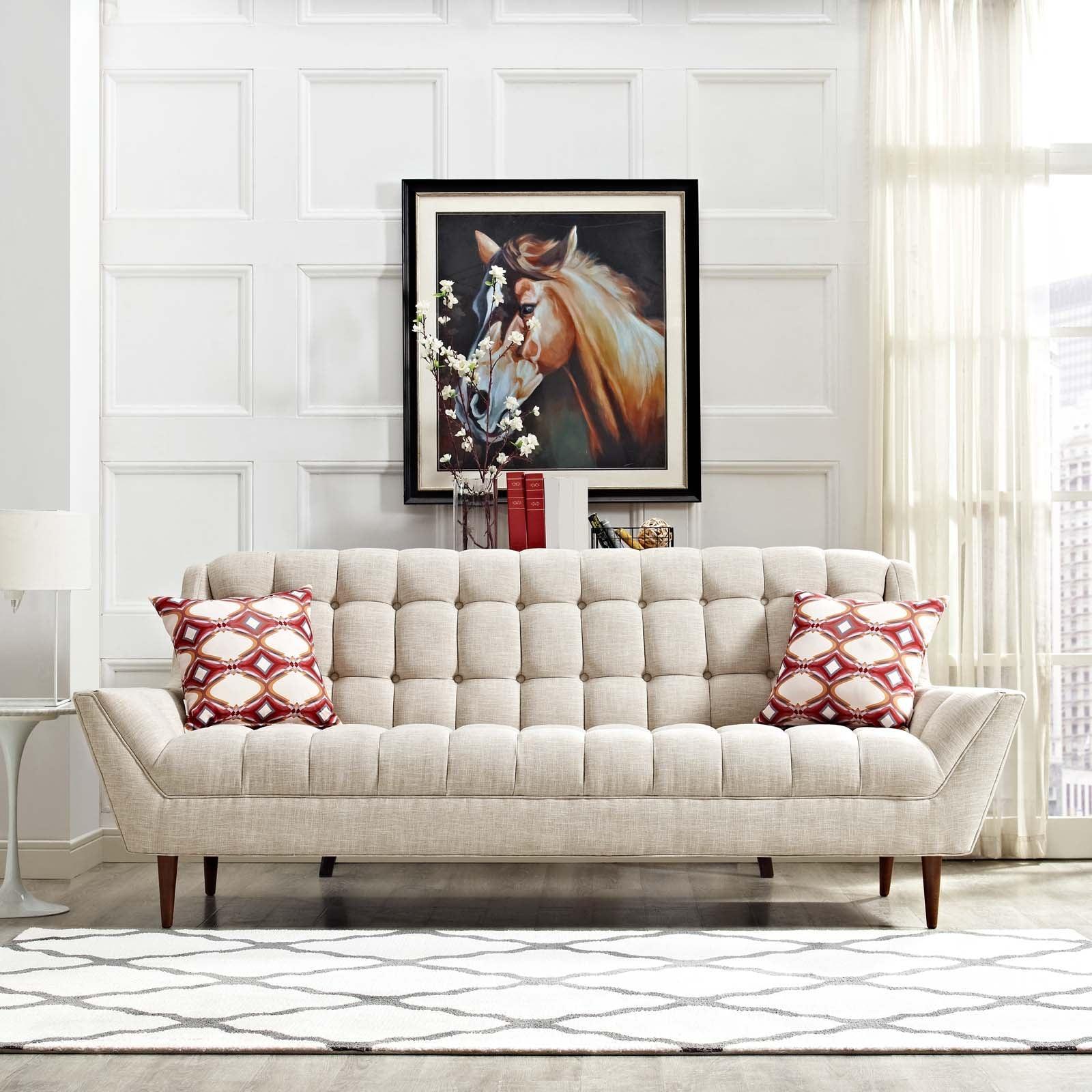 Modway Response Upholstered Fabric Sofa FredCo