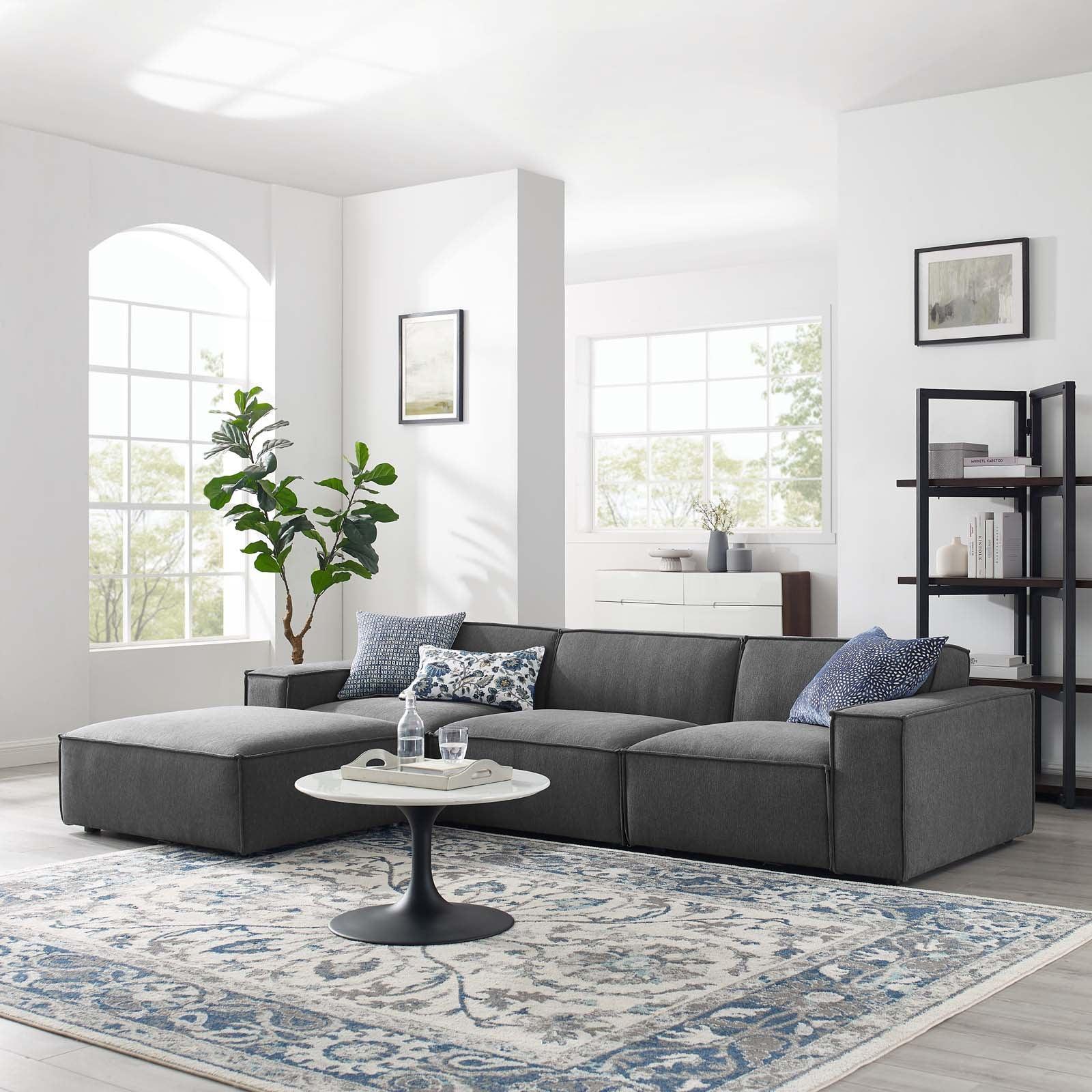 Modway Restore 4-Piece Sectional Sofa, EEI-4113 FredCo