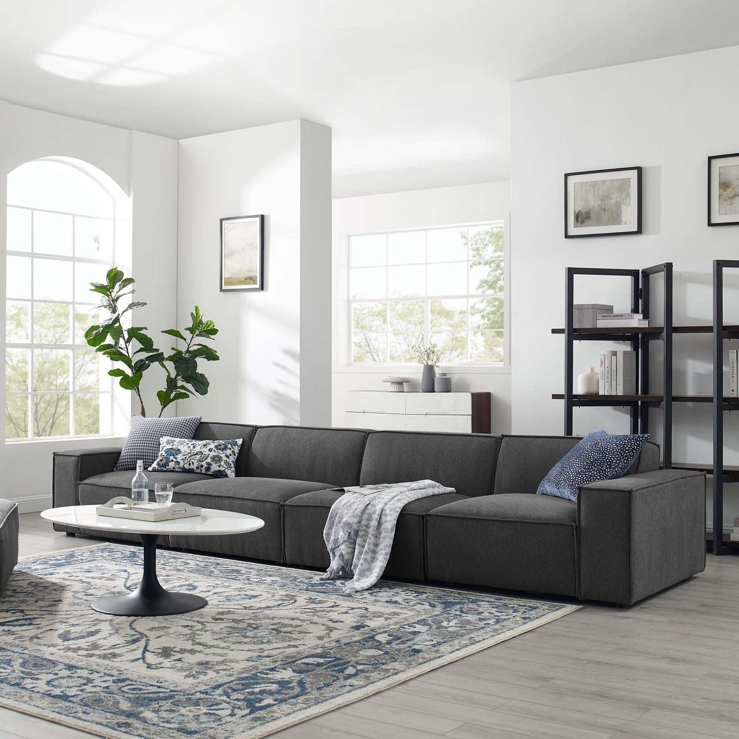 Modway Restore 4-Piece Sectional Sofa, EEI-4114 FredCo