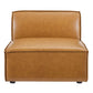 Modway Restore 4-Piece Vegan Leather Sectional Sofa FredCo
