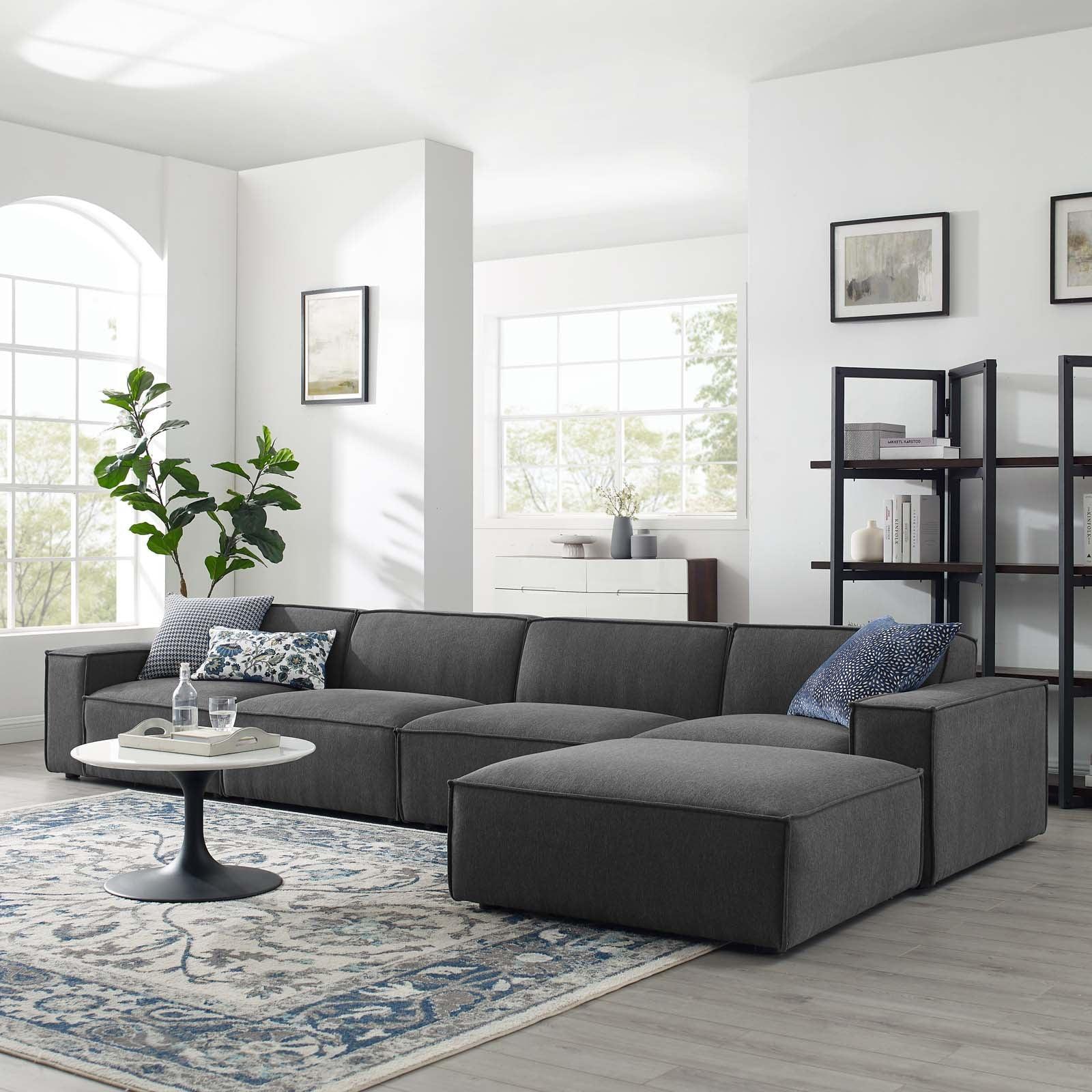 Modway Restore 5-Piece Sectional Sofa FredCo