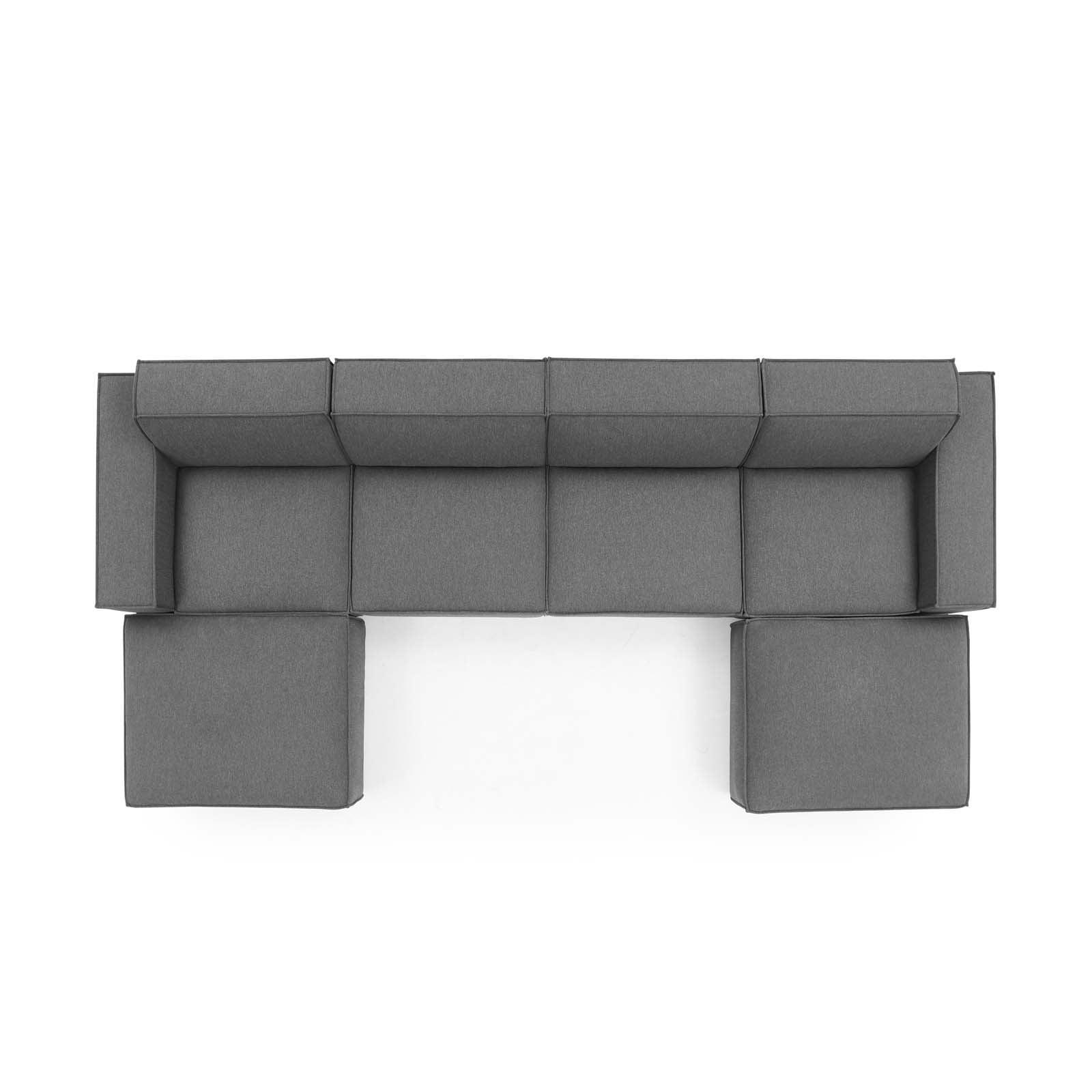 Modway Restore 6-Piece Sectional Sofa FredCo