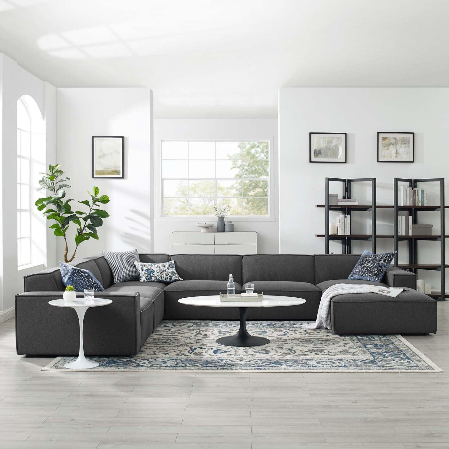 Modway Restore 7-Piece Sectional Sofa FredCo