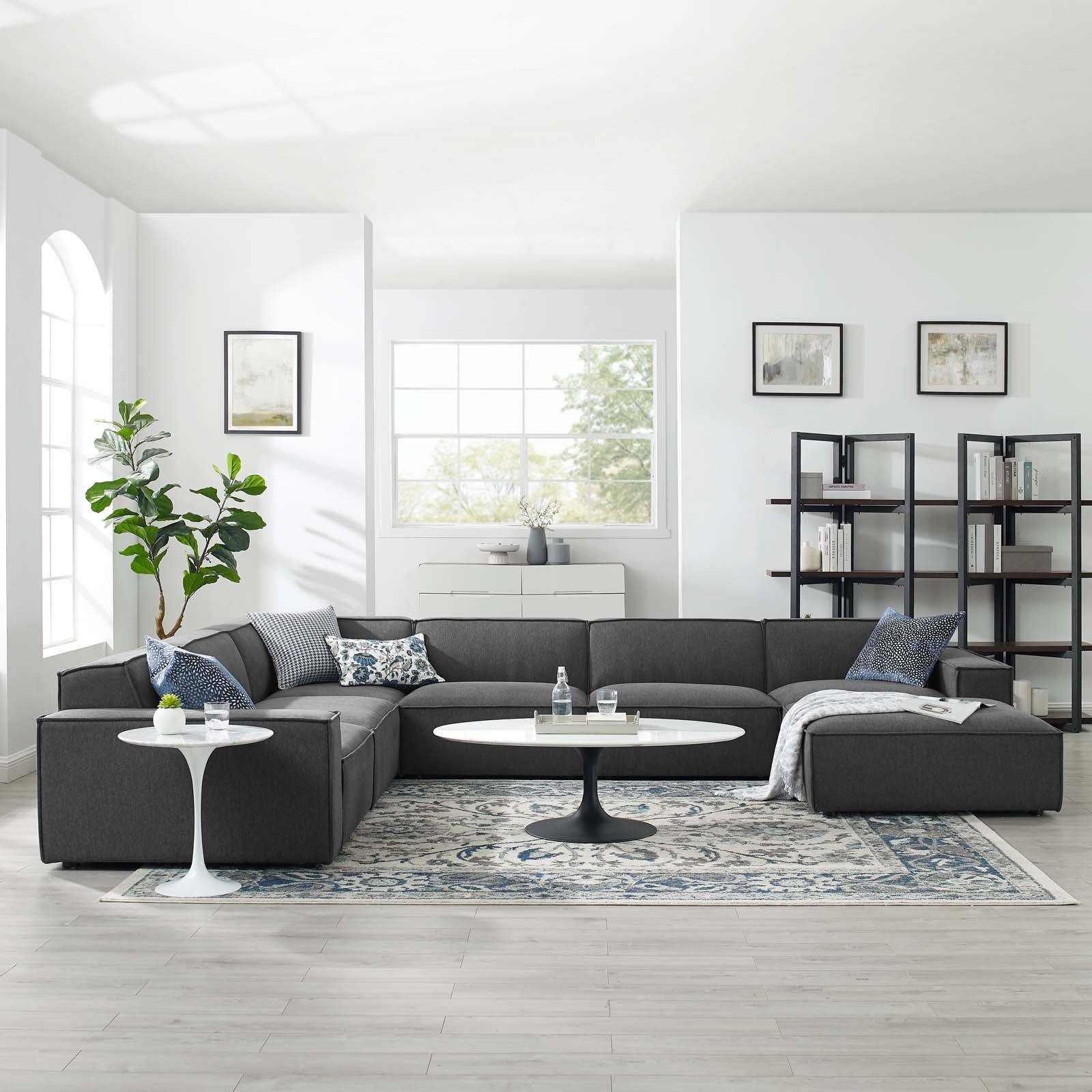 Modway Restore 7-Piece Sectional Sofa FredCo