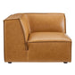 Modway Restore 7-Piece Vegan Leather Sectional Sofa FredCo