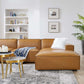 Modway Restore 7-Piece Vegan Leather Sectional Sofa FredCo