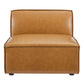 Modway Restore 8-Piece Vegan Leather Sectional Sofa FredCo