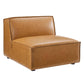 Modway Restore 8-Piece Vegan Leather Sectional Sofa FredCo