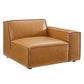 Modway Restore 8-Piece Vegan Leather Sectional Sofa FredCo