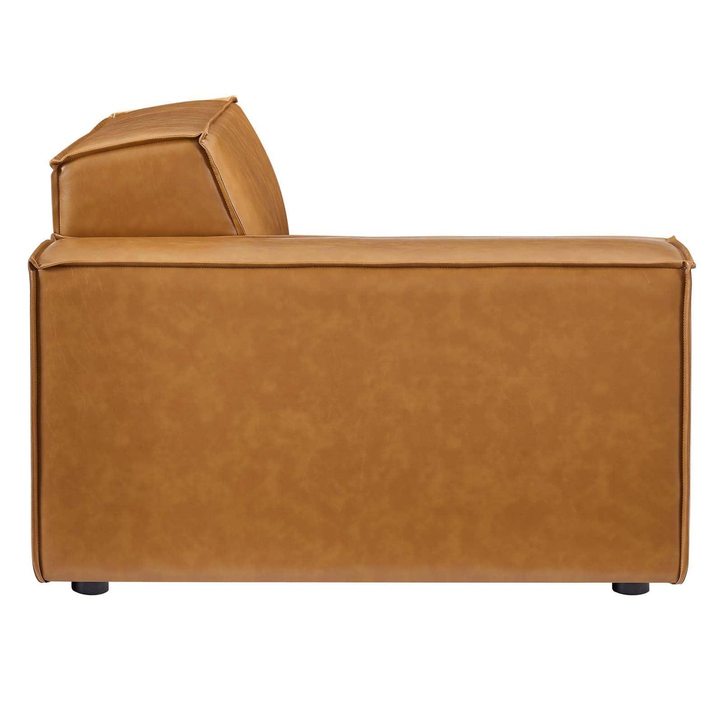 Modway Restore Left-Arm Vegan Leather Sectional Sofa Chair FredCo