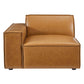 Modway Restore Vegan Leather 3-Piece Sofa FredCo