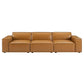 Modway Restore Vegan Leather 3-Piece Sofa FredCo