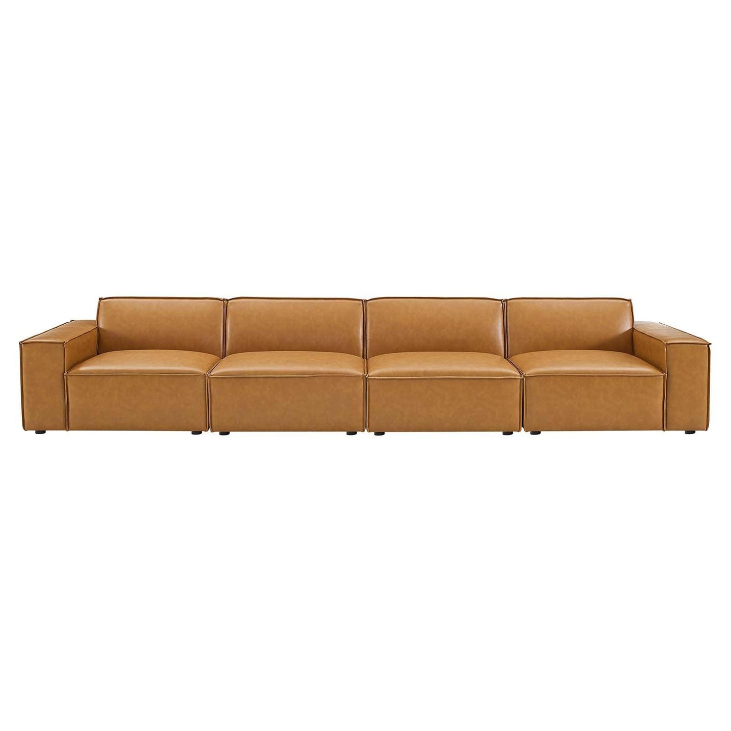 Modway Restore Vegan Leather 4-Piece Sofa FredCo