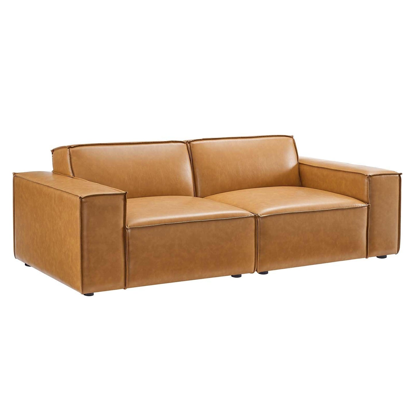 Modway Restore Vegan Leather Loveseat FredCo