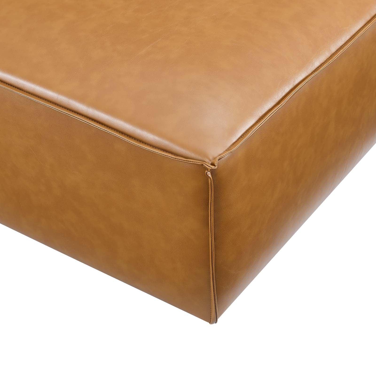 Modway Restore Vegan Leather Ottoman FredCo