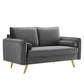 Modway Revive Performance Velvet Loveseat FredCo