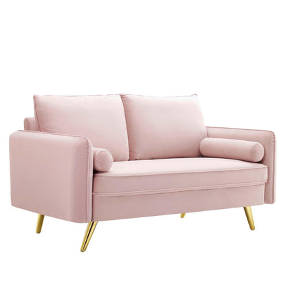 Modway Revive Performance Velvet Loveseat FredCo