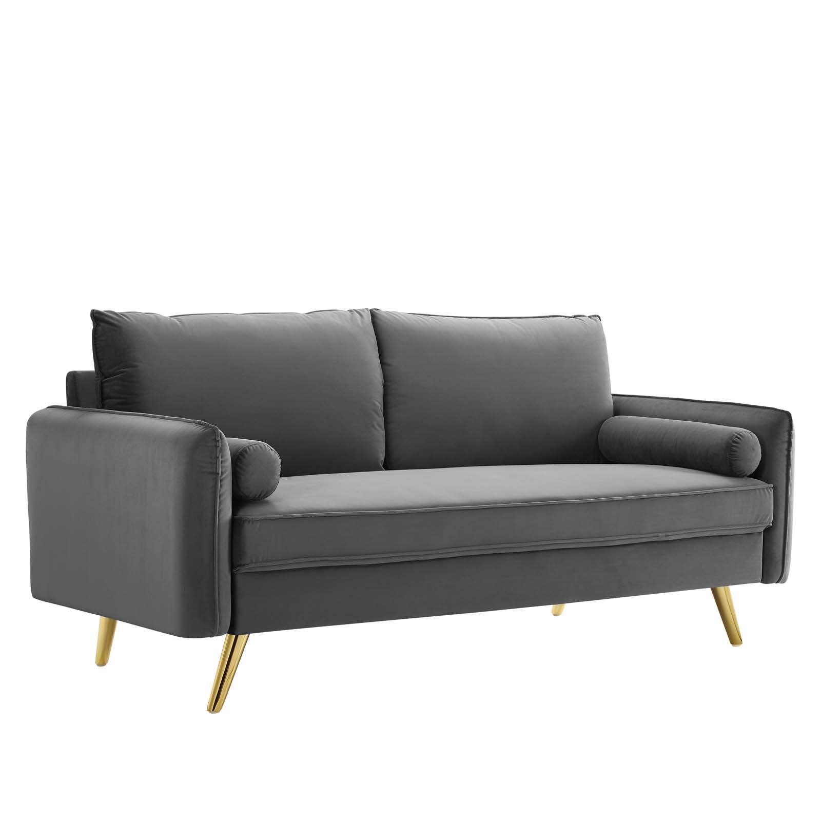 Modway Revive Performance Velvet Sofa FredCo