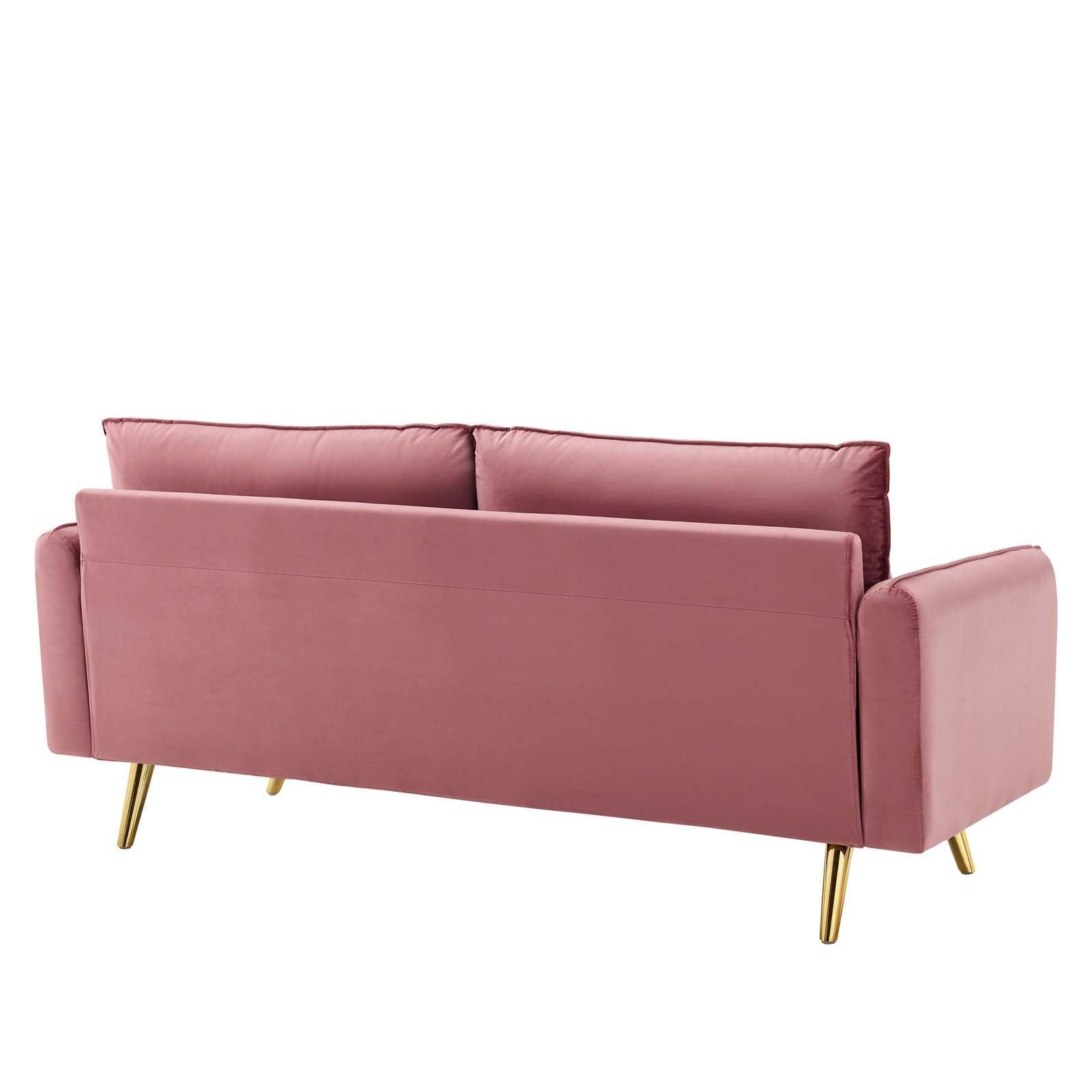 Modway Revive Performance Velvet Sofa FredCo