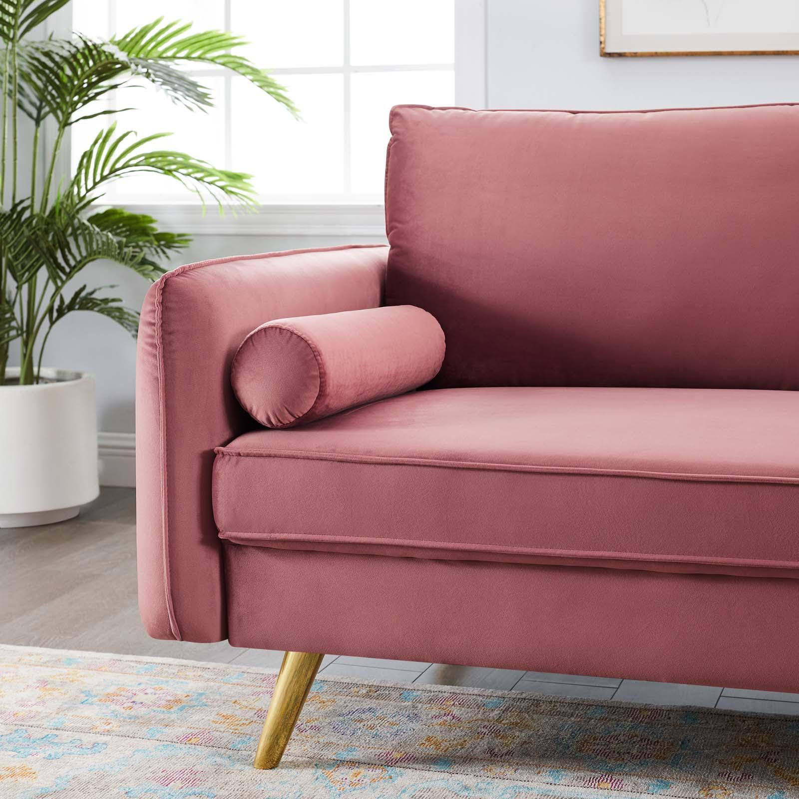 Modway Revive Performance Velvet Sofa FredCo