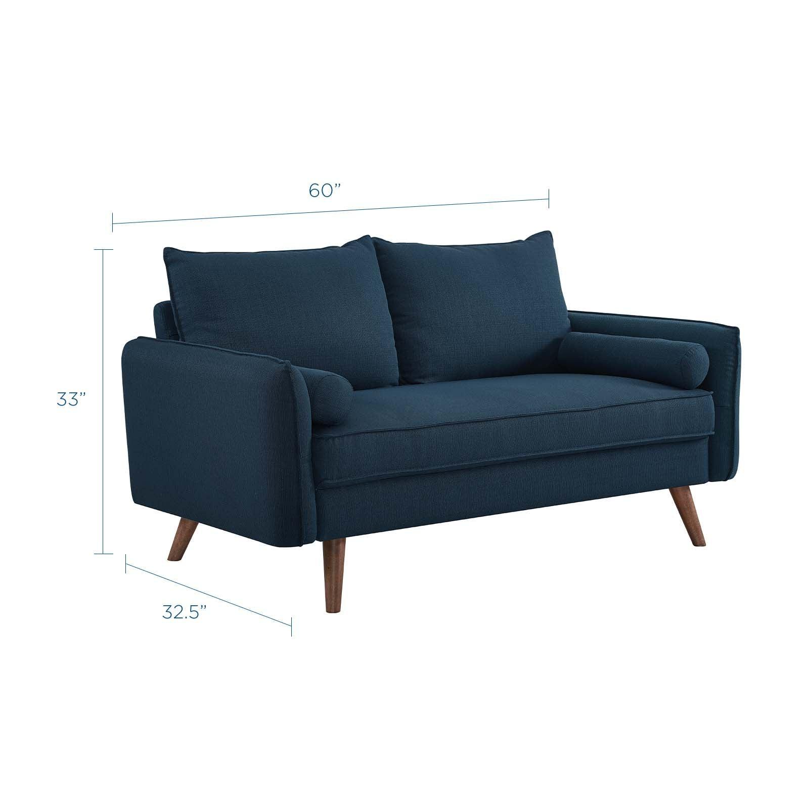 Modway Revive Upholstered Fabric Loveseat FredCo