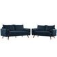 Modway Revive Upholstered Fabric Sofa and Loveseat Set FredCo